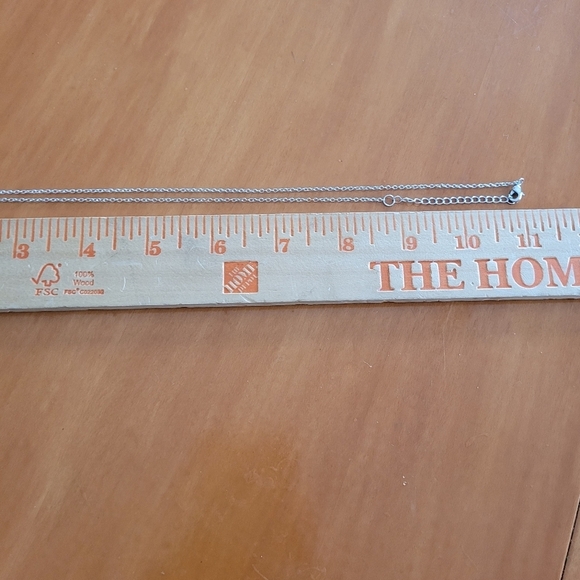 Sterling Silver and CZ Cross Necklace - Picture 4 of 4